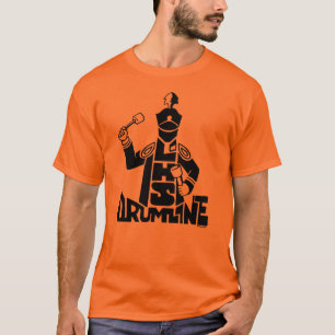 Marschierendes Band-Trommel-Linie T - Shirt linker