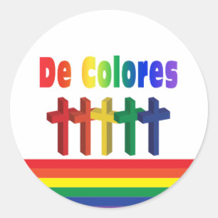 Marschierendes Crosses De Colores Sticker