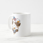 Marschierendes Eagles Kaffeetasse (Vorderseite Links)