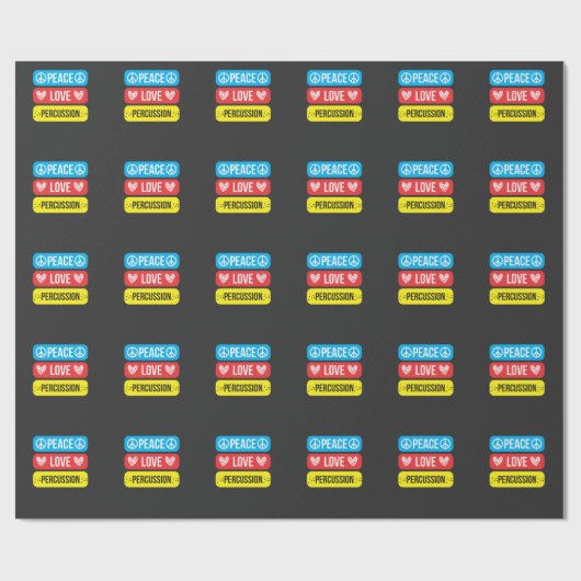 Marschierendes Geschenkpapier (Flach)