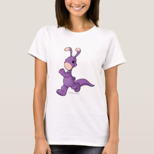 Marschierendes lila Blumaroo T-Shirt