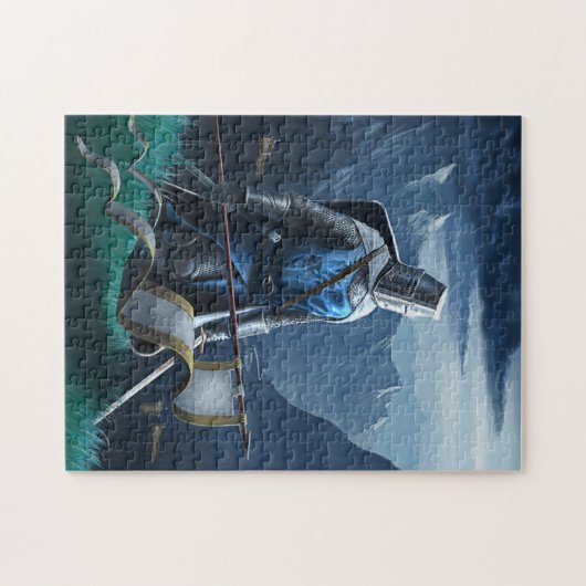 Marschierendes Ritterpuzzlespiel Puzzle (Horizontal)