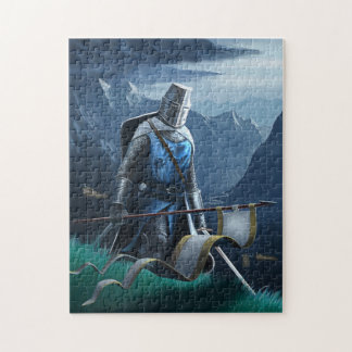 Marschierendes Ritterpuzzlespiel Puzzle