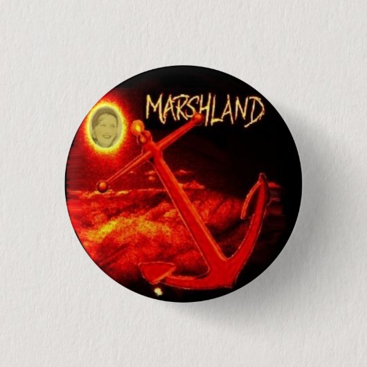 Marschland-Anker-Knopf Button (Vorderseite)