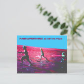 MARSchMENSCHEN Postkarte (Stehend Vorderseite)