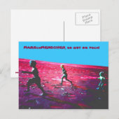 MARSchMENSCHEN Postkarte (Vorne/Hinten)