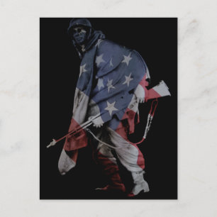 Marschsoldat Postkarte