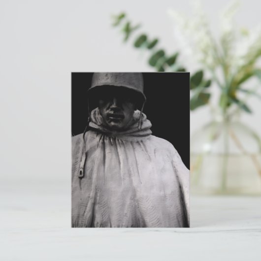 Marschsoldat Postkarte (Stehend Vorderseite)