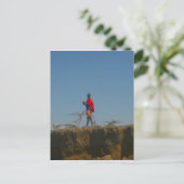 Marschwandern Postkarte (Stehend Vorderseite)