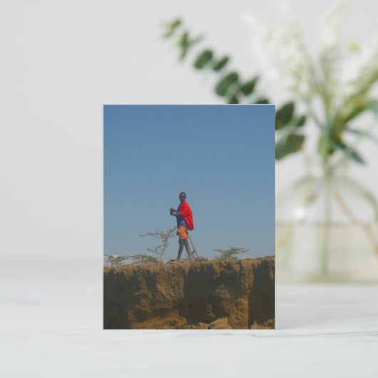 Marschwandern Postkarte (Stehend Vorderseite)