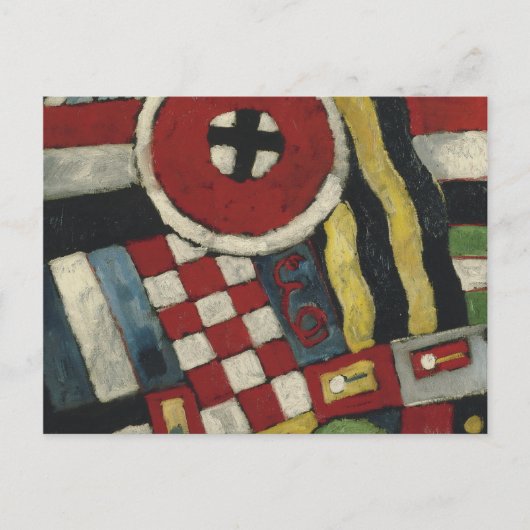 Marsden Hartley - Berliner Abstraktion Feiertagspostkarte (Vorderseite)