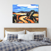 Marsden Hartley - Landschaft, New Mexico Leinwanddruck (Insitu (Schlafzimmer))
