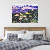 Marsden Hartley - Lila Berge, Venedig Leinwanddruck (Insitu (Schlafzimmer))