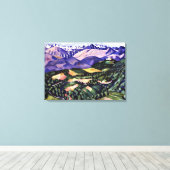 Marsden Hartley - Lila Berge, Venedig Leinwanddruck (Insitu (Holzboden))