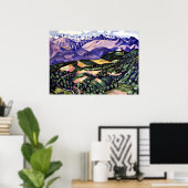 Marsden Hartley - Lila Berge, Venedig Poster (Heimbüro)