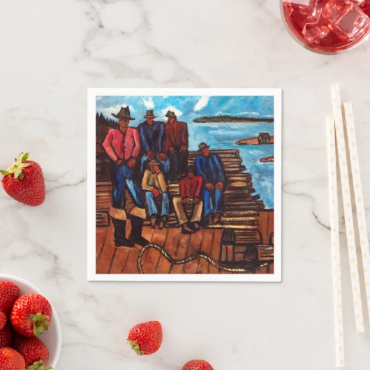 Marsden Hartley Lobster Fishermen Serviette (Beispiel)