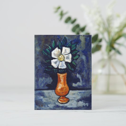 Marsden Hartley White Blume Postkarte (Stehend Vorderseite)