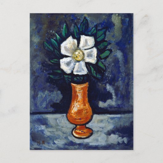 Marsden Hartley White Blume Postkarte (Vorderseite)
