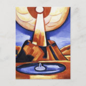 Marsden Hartleys Abstrakte Alchemy-Malerei Postkarte (Vorderseite)
