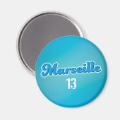 Marseille 13 magnet (Vorderseite/Rückseite)