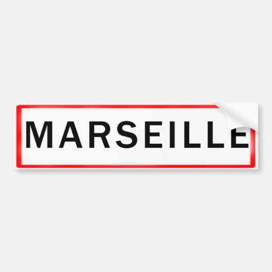 MARSEILLE AUTOAUFKLEBER (Vorne)
