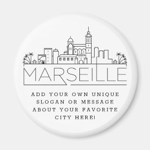 Marseille   Benutzerdefinierte Stadtmeldung oder S Magnet