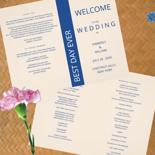 Marseille Bleu falten Ihr eigenes Booklet-Programm Flyer