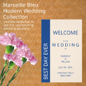 Marseille Bleu falten Ihr eigenes Booklet-Programm Flyer