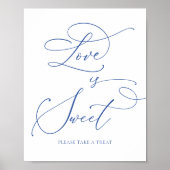 Marseille Bleu Liebe ist Sweet Dessert Bar Poster (Vorne)