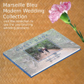 Marseille Bleu Verlobung Foto Chic Wedding Gästebuch