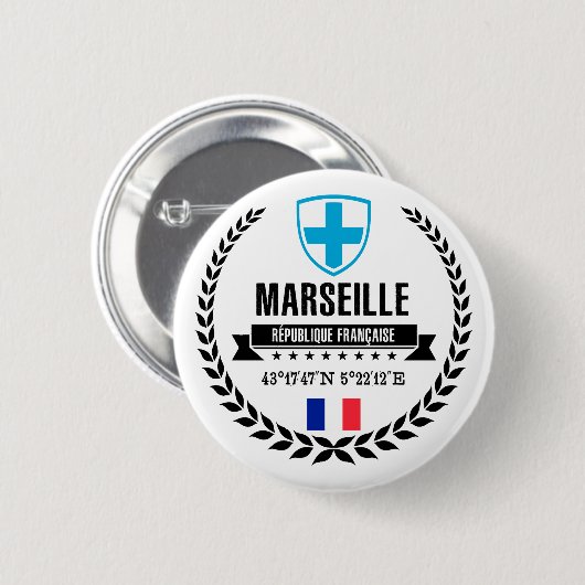 Marseille Button (Vorne & Hinten)