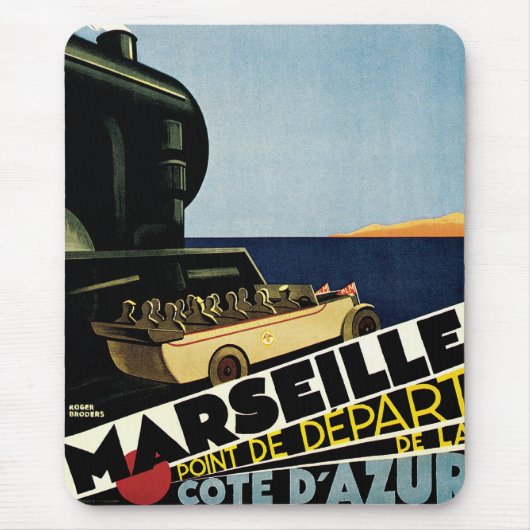 Marseille ~ Cote D'Azur Mousepad (Vorne)