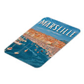 Marseille Foto Vintage Magnet (Linke Seite)
