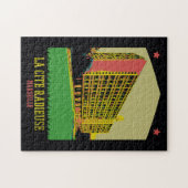 Marseille France, Cité Radieuse von Le Corbusier Puzzle (Horizontal)