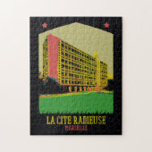 Marseille France, Cité Radieuse von Le Corbusier Puzzle (Vertikal)