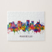 Marseille France Skyline Puzzle (Horizontal)