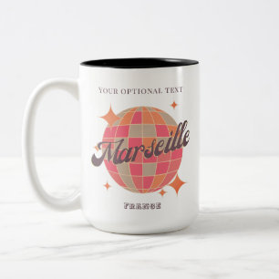 Marseille France Stadt Modeerscheinung Rosa Diskot Zweifarbige Tasse