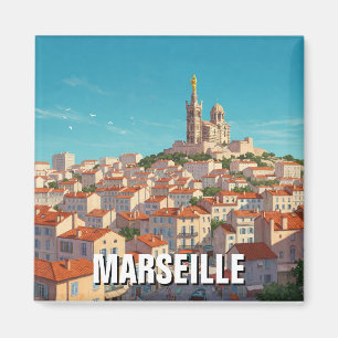 Marseille France Travel Magnet