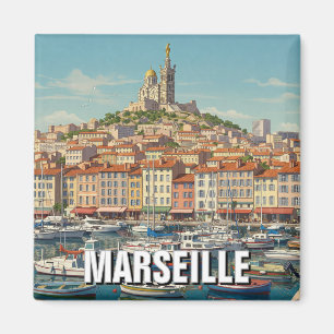 Marseille France Travel Magnet