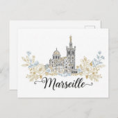 Marseille France Travel Postkarte (Vorne/Hinten)