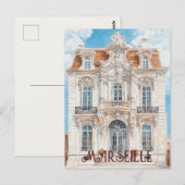 Marseille France Travel Postkarte (Vorne/Hinten)