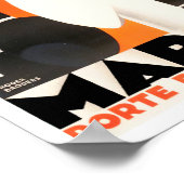 Marseille France Vintage Reise Poster (Ecke)