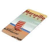 Marseille France Vintage Reiseplakat Magnet (Linke Seite)