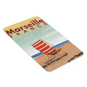 Marseille France Vintage Reiseplakat Magnet (Rechte Seite)