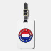 Marseille Frankreich Gepäckanhänger (Vorderseite vertikal)