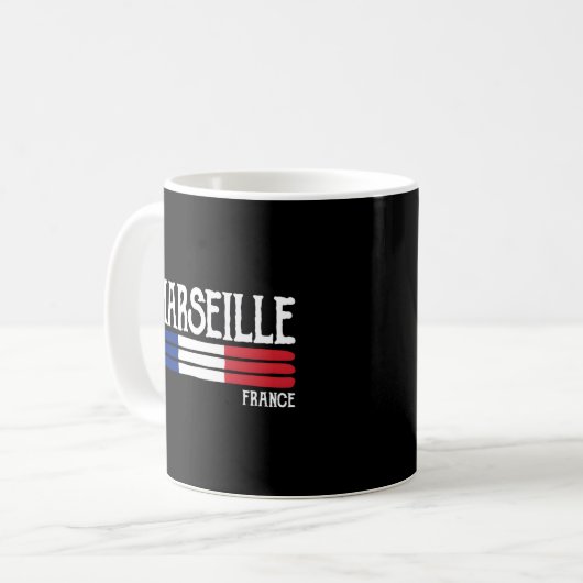 Marseille Frankreich Kaffeetasse (Vorderseite Links)