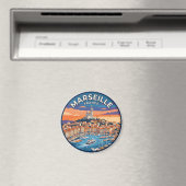 Marseille Frankreich Magnet (In Situ (Geschirrspüler))