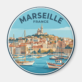Marseille Frankreich Magnet