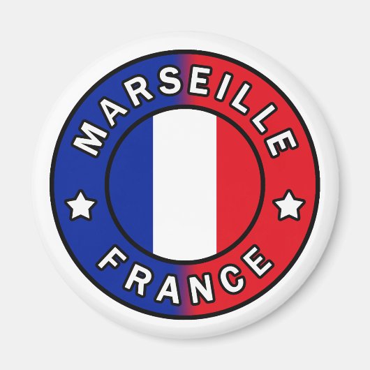 Marseille Frankreich Magnet (Vorne)
