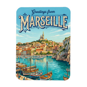 Marseille Frankreich Magnet